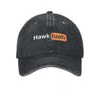 XLLDAANC Gorra de béisbol Hawk Tuah Spit On That Thing Me Me Gorra de Sol Retro desgastada Lavada para Hombres y Mujeres Entrenamientos al Aire Libre Gorra de algodón, para Todas Las Estaciones
