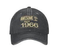 XLLDAANC Gorra de béisbol Personalizada de algodón Vintage Árbol de la Vida 1966 Deportes Hombres Mujeres Ajustable Papá Sombrero Primavera Algodón, para Todas Las Estaciones