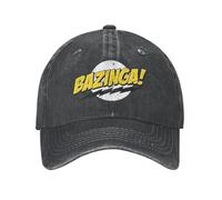 XLLDAANC Gorras de béisbol clásicas Bazingas The of Theory Unisex Gorra Lavada desgastada Gorra de Correr al Aire Libre Sheldon Geek TBBT Sombrero de algodón, para Todas Las Estaciones