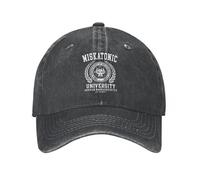 XLLDAANC Gorras de béisbol Lovecraft The Miskatonics en Denim Desgastado Call of Cthulhu Necronomicon Snapback Gorra de Exterior Gorra de algodón, para Todas Las Estaciones