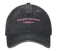 XLLDAANC Hot Girls Listen To Ayliva Denim Gorra de béisbol Die Ayliva Tour 2025 Senderismo Pesca Trucker Dad Hat Algodón, para Todas Las Estaciones