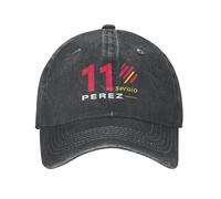 XLLDAANC Moda Perezs The Car Team Racings Gorras de béisbol Unisex Gorras de Mezclilla desgastadas Gorra Casual Outdoor Travel Sun Cap Algodón, para Todas Las Estaciones