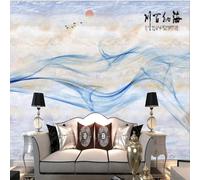 XLMING Abstracto Amanecer Acuarela Humo Líneas Imitación Mármol 3D Papel Pintado Tapiz Textura de Seda Oficina Comedor Sofá Dormitorio Sala Estar TV Fondo Pantalla-430cm×300cm