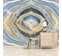 XLMING Abstracto Creativo Colorido Geométrico Similar Al Mármol Papel Pintado 3D Seda De Lujo Pared Estudio Comedor Sofa Dormitorio Madera Salon Tv Decorativo-250cm×170cm