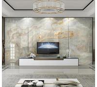 XLMING Abstracto Lujoso Estampado Imitación De Mármol Textura 3D Papel Pintado Lujo Casa Sala Decoración Estar Comedor Sofá Dormitorio TV Fondo de Pared-400cm×280cm