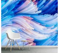 XLMING Abstracto Personal Geométrico Bello Líneas 3D Papel Pintado Tapiz Textura de Seda Oficina Comedor Sofá Dormitorio Sala Estar TV Fondo Pantalla-400cm×280cm