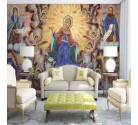 XLMING Abstracto Pintado A Mano Arte Figura Alas De Ángel 3D Papel Pintado Tapiz Textura de Seda Oficina Comedor Sofá Dormitorio Sala Estar TV Fondo Pantalla-200cm×140cm