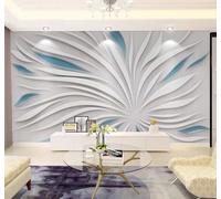 XLMING Abstracto Relieve Líneas Arte Personalidad 3D Papel Pintado Lujo Casa Sala Decoración Estar Comedor Sofá Dormitorio TV Fondo de Pared-300cm×210cm