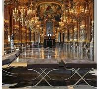 XLMING Arquitectura Retro Tridimensional Lujosa Con Expansión Espacial 3D Papel Pintado Lujo Casa Sala Decoración Estar Comedor Sofá Dormitorio TV Fondo de Pared-200cm×140cm