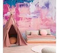 XLMING Arte Abstracto De Grafitis Coloridos Dibujados A Mano 3D Papel Pintado Lujo Casa Sala Decoración Estar Comedor Sofá Dormitorio TV Fondo de Pared-250cm×170cm