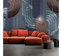 XLMING Arte Abstracto Geométrico Imitación Mármol Patrón 3D Papel Pintado Lujo Casa Sala Decoración Estar Comedor Sofá Dormitorio TV Fondo de Pared-400cm×280cm