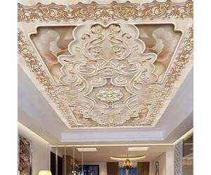 XLMING Arte Botánico Creativo Vintage Tallado En Jade 3D Papel Pintado Tapiz Textura de Seda Oficina Comedor Sofá Dormitorio Sala Estar TV Fondo Pantalla-150cm×105cm