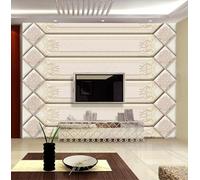 XLMING Arte Creativo Geométrico Tridimensional Simple 3D Papel Pintado Lujo Casa Sala Decoración Estar Comedor Sofá Dormitorio TV Fondo de Pared-350cm×256cm