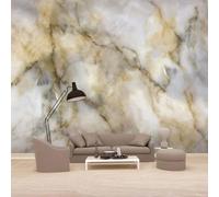 XLMING Arte Tridimensional Abstracto Geométrico Imitación Mármol 3D Papel Pintado Lujo Casa Sala Decoración Estar Comedor Sofá Dormitorio TV Fondo de Pared-300cm×210cm