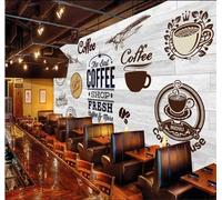 XLMING Avión De Café Con Veleros Retro Y Vetas De Madera 3D Papel Pintado Pared Premium Textura Seda Estudio Comedor Vinilos Dormitorio Sofás TV Cocina-200cm×140cm