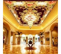 XLMING Creatividad Tridimensional Flores Arte Personalidad 3D Papel Pintado Lujo Casa Sala Decoración Estar Comedor Sofá Dormitorio TV Fondo de Pared-250cm×170cm