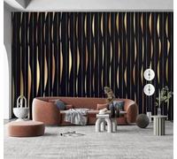 XLMING Creativo Madera Maciza Celosía Arte Original Papel Pintado 3D Seda De Lujo Pared Estudio Comedor Sofa Dormitorio Madera Salon Tv Decorativo-430cm×300cm