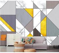 XLMING Creativo Multicolor Geométrico Líneas Efecto Mármol 3D Papel Pintado Lujo Casa Sala Decoración Estar Comedor Sofá Dormitorio TV Fondo de Pared-250cm×170cm