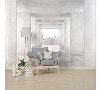 XLMING Creativo Tridimensional Arquitectura Pasillo Extensión Espacial 3D Papel Pintado Tapiz Textura de Seda Oficina Comedor Sofá Dormitorio Sala Estar TV Fondo Pantalla-200cm×140cm