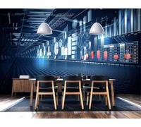 XLMING Creativo Tridimensional Túnel Espacio Extensión 3D Papel Pintado Lujo Casa Sala Decoración Estar Comedor Sofá Dormitorio TV Fondo de Pared-400cm×280cm