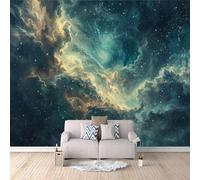 XLMING Creativo Universo Tridimensional Cielo Estrellado Colorido 3D Papel Pintado Pared Premium Textura Seda Estudio Comedor Vinilos Dormitorio Sofás TV Cocina-150cm×105cm