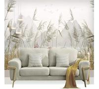 XLMING Cumbres Creativas Pájaros Flamencos 3D Papel Pintado Tapiz Textura de Seda Oficina Comedor Sofá Dormitorio Sala Estar TV Fondo Pantalla-350cm×256cm