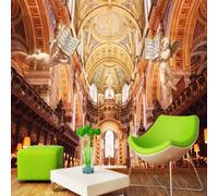 XLMING Estéreo De Lujo Vintage Iglesia Fantasía Ángeles 3D Papel Pintado Seda Texturizada Primera Calidad Sala De Estar Sofá Dormitorio Comedor Hogar Pared-300cm×210cm
