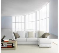 XLMING Minimalista Abstracto Tridimensional Pasillo Ampliación Del Espacio Papel Pintado 3D Seda De Lujo Pared Estudio Comedor Sofa Dormitorio Madera Salon Tv Decorativo-400cm×280cm