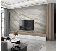 XLMING Minimalista Lujo Ligero Abstracto Gris Efecto Mármol 3D Papel Pintado Pared Premium Textura Seda Estudio Comedor Vinilos Dormitorio Sofás TV Cocina-300cm×210cm