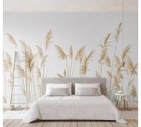 XLMING Minimalista Tridimensional Pintado A Mano Juncos Original Papel Pintado 3D Seda De Lujo Pared Estudio Comedor Sofa Dormitorio Madera Salon Tv Decorativo-430cm×300cm