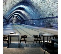 XLMING Minimalista Tridimensional Túnel Espacio Extensión 3D Papel Pintado Seda Texturizada Primera Calidad Sala De Estar Sofá Dormitorio Comedor Hogar Pared-430cm×300cm