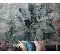 XLMING Pintado A Mano Retro Graffiti Art Abstract Flower 3D Papel Pintado Lujo Casa Sala Decoración Estar Comedor Sofá Dormitorio TV Fondo de Pared-430cm×300cm
