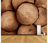 XLMING Retro Nostálgico Pila De Leña Vetas De Madera Textura 3D Papel Pintado Lujo Casa Sala Decoración Estar Comedor Sofá Dormitorio TV Fondo de Pared-250cm×170cm