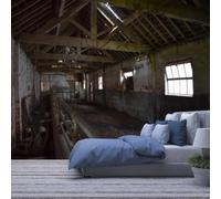 XLMING Retro Tridimensional Arquitectura Estilo Industrial Creativo 3D Papel Pintado Pared Premium Textura Seda Estudio Comedor Vinilos Dormitorio Sofás TV Cocina-300cm×210cm