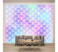 XLMING Simple Multicolor Geométrico Creativo Personalizado 3D Papel Pintado Lujo Casa Sala Decoración Estar Comedor Sofá Dormitorio TV Fondo de Pared-250cm×170cm