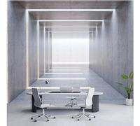 XLMING Tridimensional Minimalista Túnel Espacio Extensión 3D Papel Pintado Lujo Casa Sala Decoración Estar Comedor Sofá Dormitorio TV Fondo de Pared-430cm×300cm