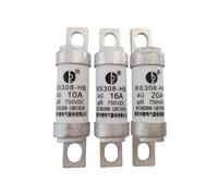 XLMURZAC 10 fusibles RS308-HB-4G de 10 A, 16 A, 20 A, 25 A, 32 A, 40 A, 50 A, 63 A, 80 A, 100 A y 750 V CC(50A)