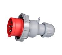 XLMURZAC Toma de Corriente Industrial Oblicua Oculta, Impermeable, IP67, 4 núcleos, 16 A/32 A, Conector Macho y Hembra de aviación, 380 V(32A Plug)