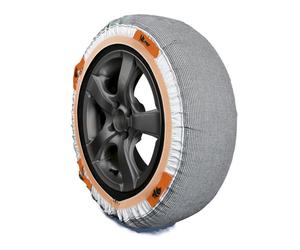 XLP TOOLS Cadenas para nieve, XLP Tools Cadenas textiles, Cadenas textiles, Tension Automático, Montage Fácil y ultra-rápido: 2 min (Ref: 450454)