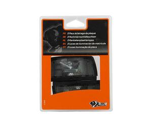 XLPT 2 luces iluminación matricula