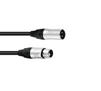 XLR cable de 1 m 3 pines bk