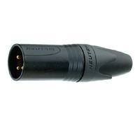 XLR Conector Volante 5 / Derecho Xx Terminales Soldadura Negro