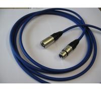 XLR Female > Macho Poco Ruido Top Calidad Cable Neutrik Enchufe Azul 0,5 M