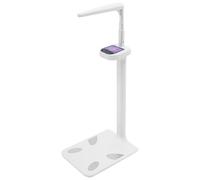 Xlsdlvcnxz Analizador ultrasónico de grasa corporal de altura, báscula multifunción con pantalla LED, báscula inteligente de IMC máximo 440 libras para atención médica, hogar y centros de fitness