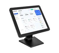 Xlsdlvcnxz Monitor de posición con pantalla táctil de 17" con soporte ajustable para restaurantes, tiendas minoristas, empresas móviles