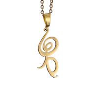 XLTEAM Collar Casual Colgante Elegante y Simple Símbolo de Hakuna Matata No te Preocupes ni te Preocupes Collar Colgante Mujer De Moda Joyería Fresca Joyería De Fiesta Regalo De Cumpleaños