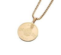 XLTEAM Collar Casual Colgante Estoico Colgante Amor Fati Collar Mujeres Hombres Mujeres Insignia Filosofía Joyería Recuerdo Joyería Fiesta Regalo De Cumpleaños