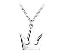 XLTEAM Collar Casual Colgante Kingdom Hearts Royal Crown Colgante Collar Barato De Moda Sora Cadena Collar para Mujeres Hombres Fiesta Joyería Regalo De Cumpleaños