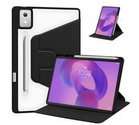 XLTTONG Funda giratoria para Lenovo idea Tab Pro/Tab P12 12,7 pulgadas con portalápices, protección con rotación de 360 grados soporte carcasa clara retro