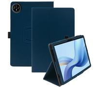 XLTTONG Funda para tablet Doogee Tab A9 de 10.1 pulgadas, soporte multiángulo con correa de mano, para Doogee Tab A9 Pro de 10.1 pulgadas (azul oscuro)